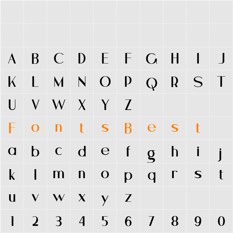 Biliner Meclan Demo Character Map