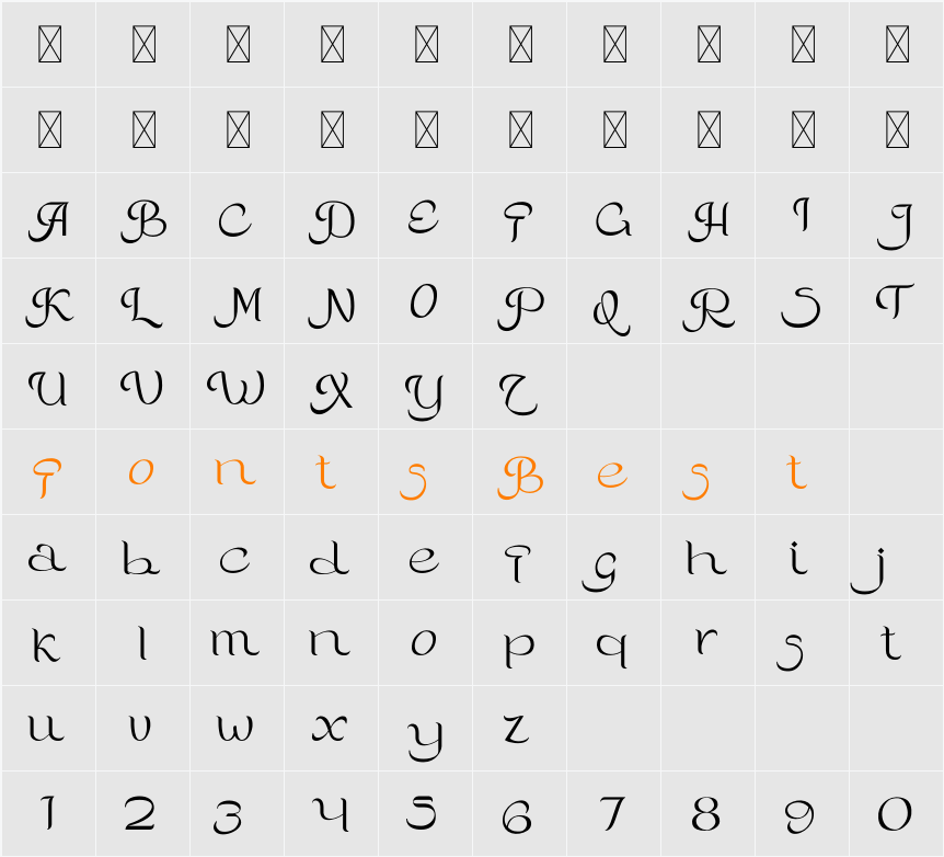 Nadishaq Character Map