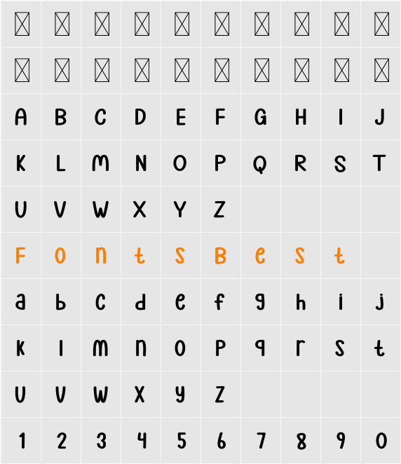 Satisfy Character Map
