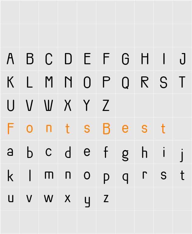 Remond Rounded Demo Character Map