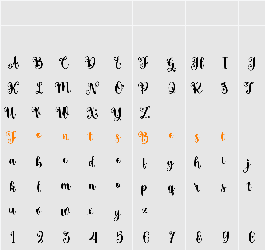 hello Character Map