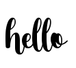hello Font Image