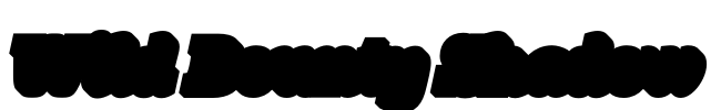 Wild Bounty Shadow Font Image