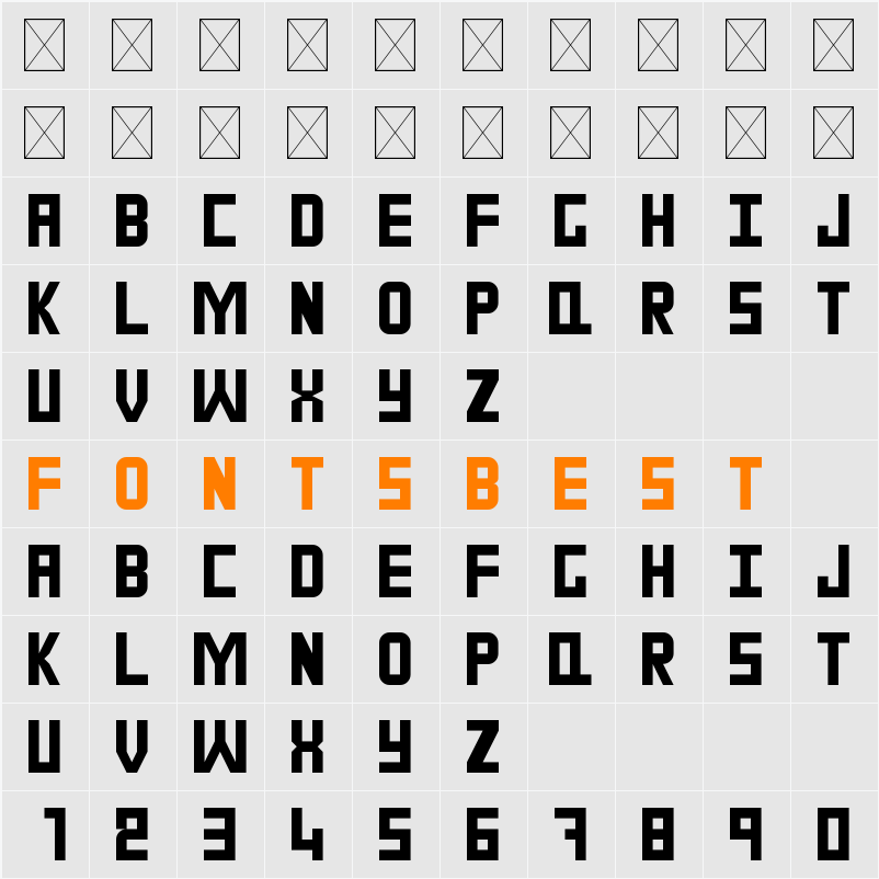 daveylikespie B Character Map