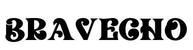 Bravecho Font Image