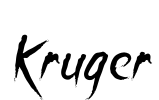 Kruger Font Image