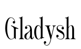Gladysh Font Image
