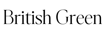 British Green Font Image