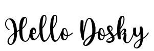 Hello Dosky Font Image