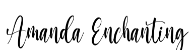 Amanda Enchanting Font Image