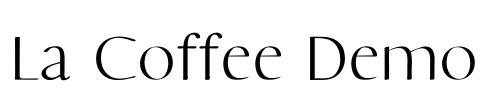 La Coffee Demo Font Image