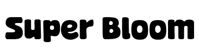 Super Bloom Font Image