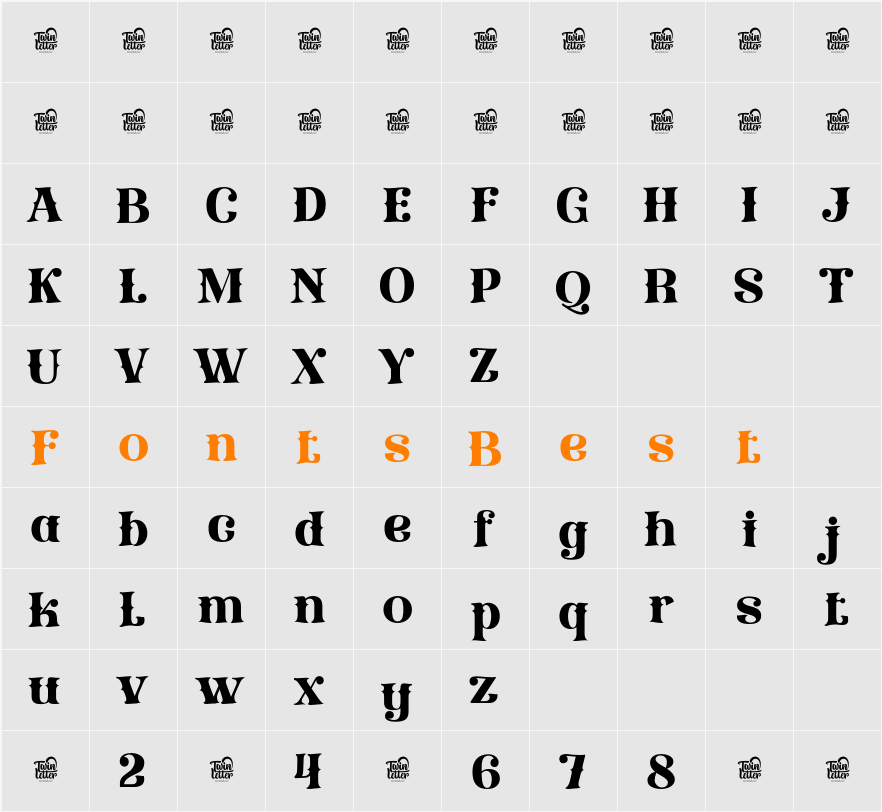 QEDHENIFtrial Character Map
