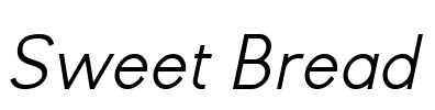 Sweet Bread Font Image