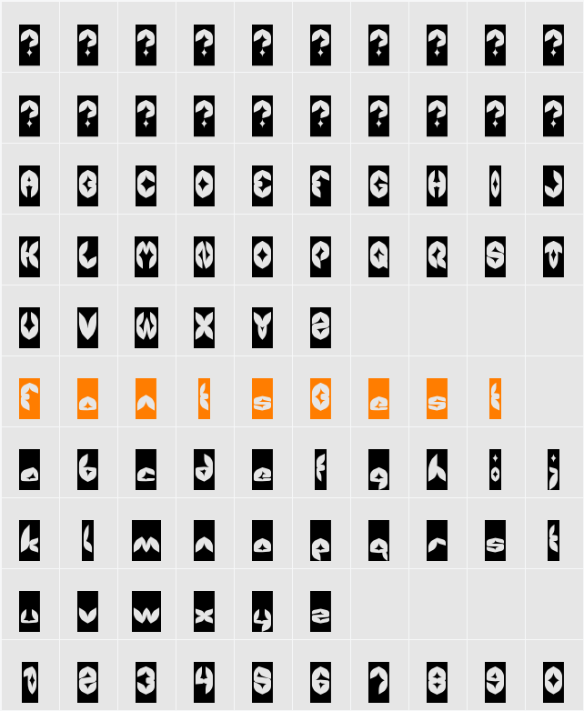 AIRPLANE-Inverse Character Map