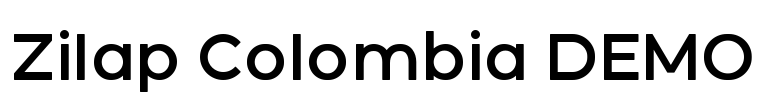 Zilap Colombia DEMO Font Image