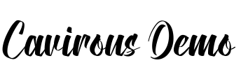 Cavirous Demo Font Image