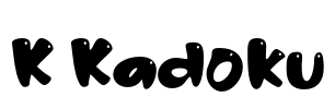 K Kadoku Font Image