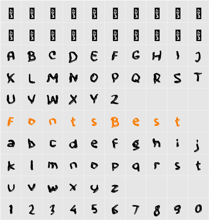 L Lengko Character Map
