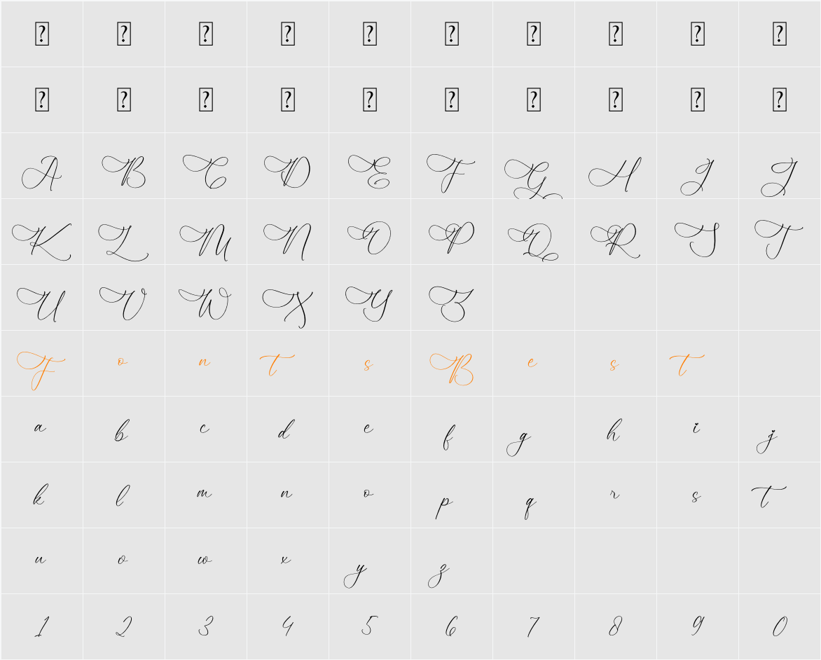 Ralsihten Character Map