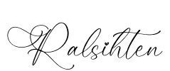 Ralsihten Font Image
