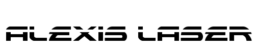 Alexis Laser Font Image
