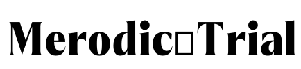 Merodic-Trial Font Image