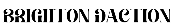 Brighton Daction Font Image