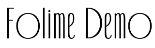 Folime Demo Font Image