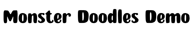 Monster Doodles Demo Font Image