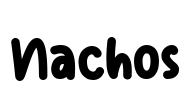 Nachos Font Image