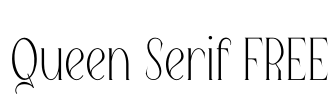 Queen Serif FREE Font Image