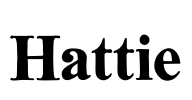 Hattie Font Image