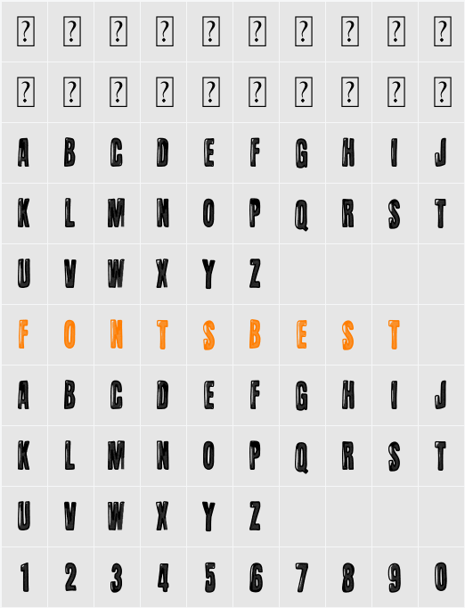 Another Wave Character Map