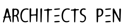 Architects Pen Font Image