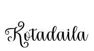 Kotadaila Font Image