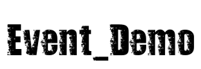 Event_Demo Font Image