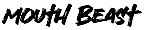 Mouth Beast Font Image
