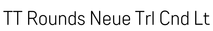 TT Rounds Neue Trl Cnd Lt Font Image