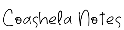 Coashela Notes