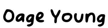 Oage Young Font Image