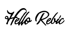 Hello Rebic Font Image