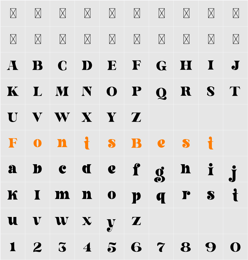 Letter Magic Character Map