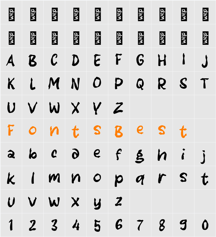 K Kelambu Character Map