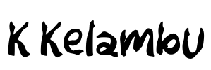 K Kelambu Font Image