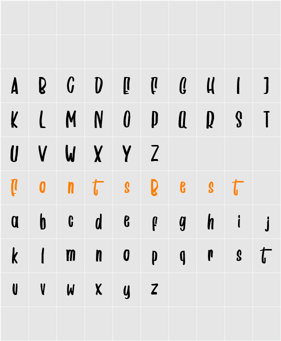 Funtalous Character Map