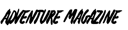 Adventure Magazine Font Image