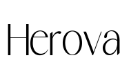 Herova  Font Image