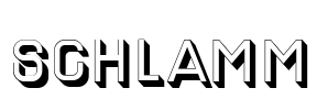 Schlamm Font Image