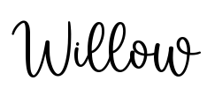 Willow Font Image